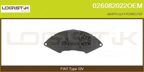 Resistor, interior blower (026082022OEM)