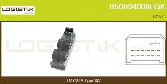 Switch, window regulator (050094008LGK)