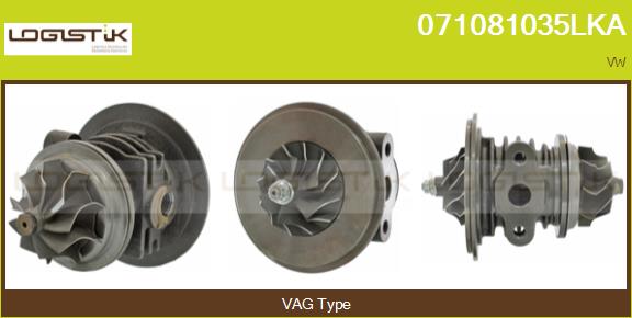 Core assembly, turbocharger (071081035LKA)