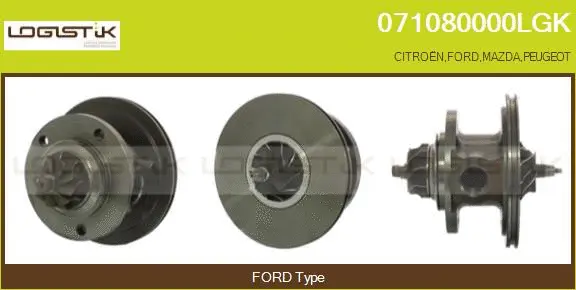 Core assembly, turbocharger (071080000LGK)