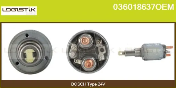 Solenoid Switch, starter (036018637OEM)