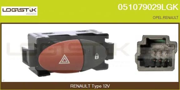 Hazard Warning Light Switch (051079029LGK)