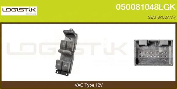 Switch, window regulator (050081048LGK)