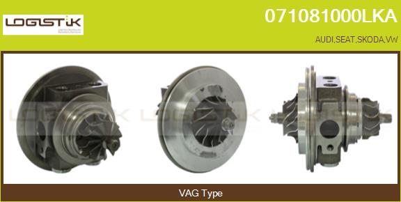 Core assembly, turbocharger (071081000LKA)