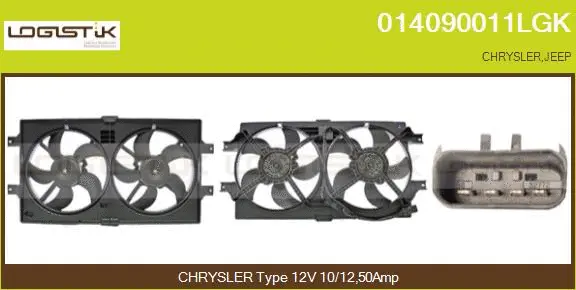 Electric Motor, radiator fan (014090011LGK)