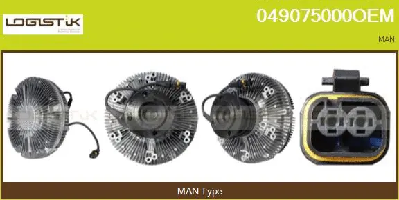 Clutch, radiator fan (049075000OEM)