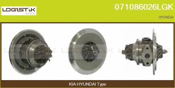 Core assembly, turbocharger (071086026LGK)