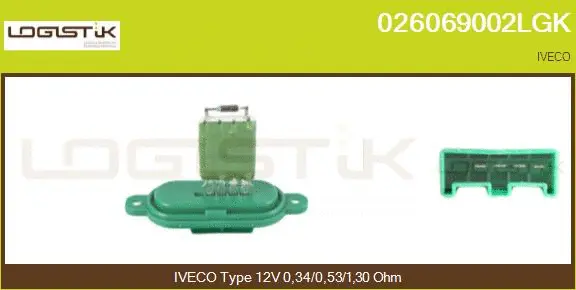 Resistor, interior blower (026069002LGK)