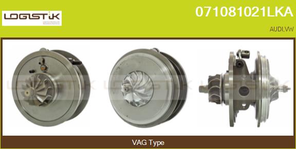 Core assembly, turbocharger (071081021LKA)