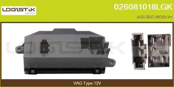 Resistor, interior blower (026081018LGK)