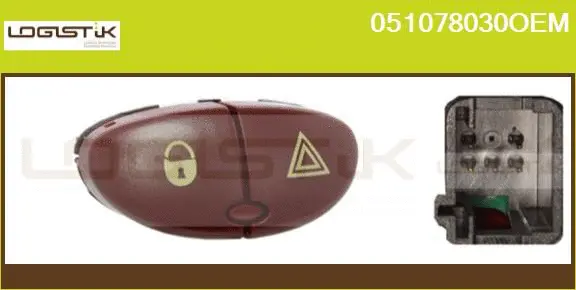 Hazard Warning Light Switch (051078030OEM)