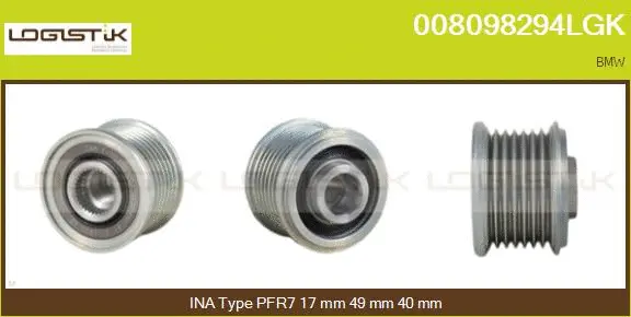 Belt Pulley, alternator (008098294LGK)