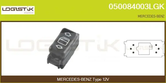 Switch, window regulator (050084003LGK)