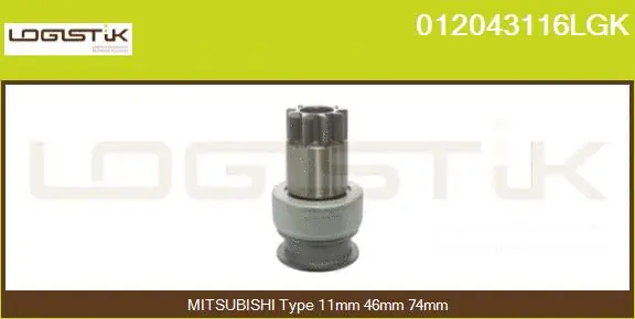 Pinion, starter (012043116LGK)