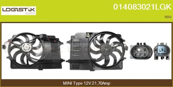 Electric Motor, radiator fan (014083021LGK)