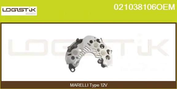 Rectifier, alternator (021038106OEM)
