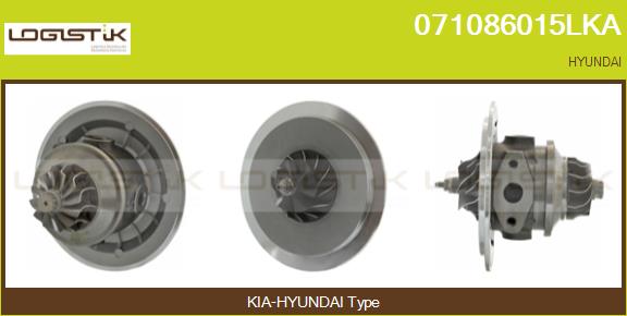 Core assembly, turbocharger (071086015LKA)