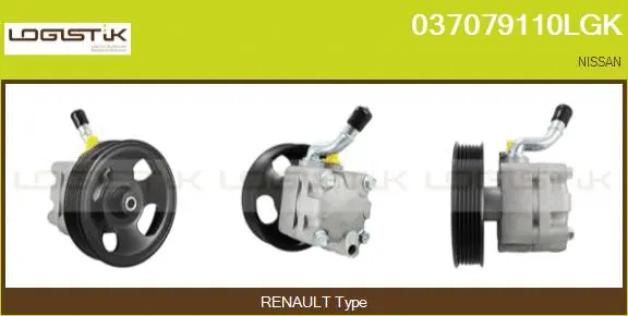 Hydraulic Pump, steering (037079110LGK)