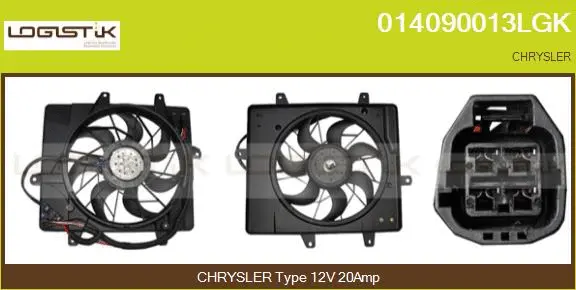 Electric Motor, radiator fan (014090013LGK)