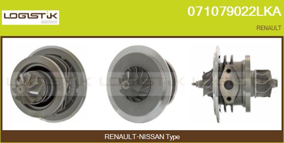 Core assembly, turbocharger (071079022LKA)