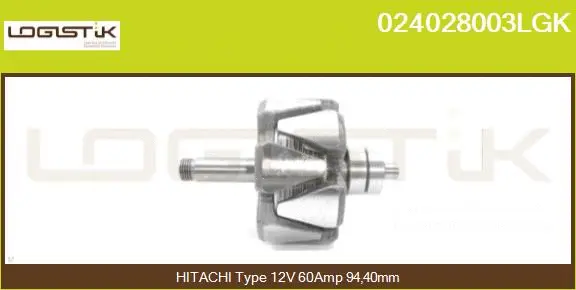 Rotor, alternator (024028003LGK)