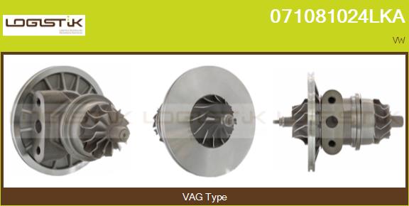 Core assembly, turbocharger (071081024LKA)