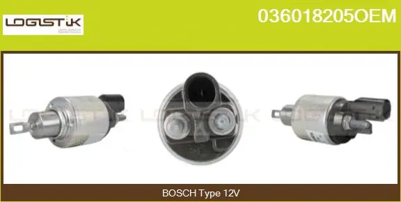 Solenoid Switch, starter (036018205OEM)