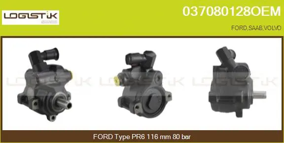 Hydraulic Pump, steering (037080128OEM)