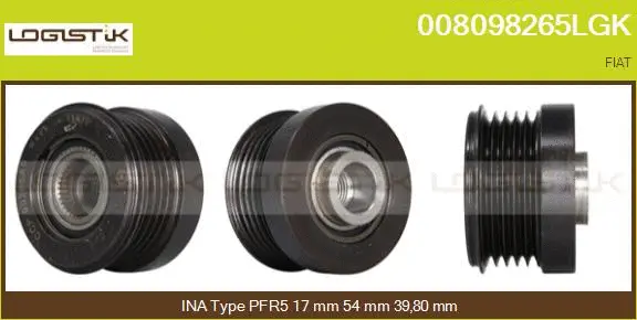 Belt Pulley, alternator (008098265LGK)