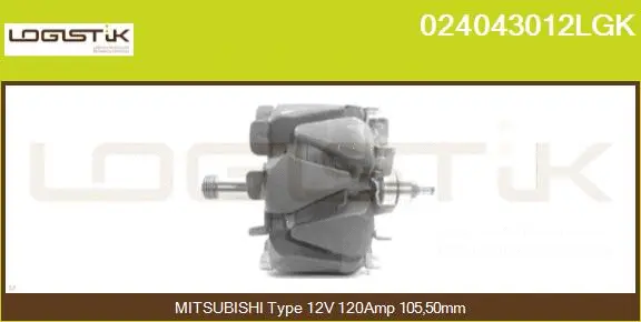 Rotor, alternator (024043012LGK)