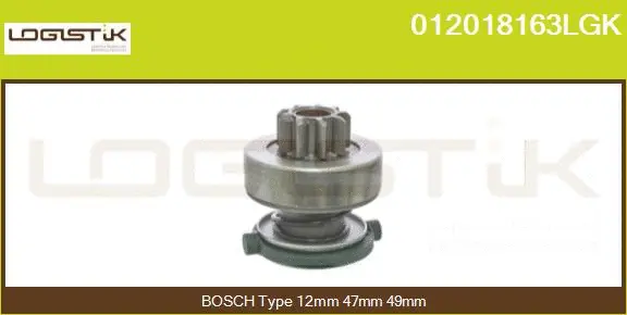 Pinion, starter (012018163LGK)