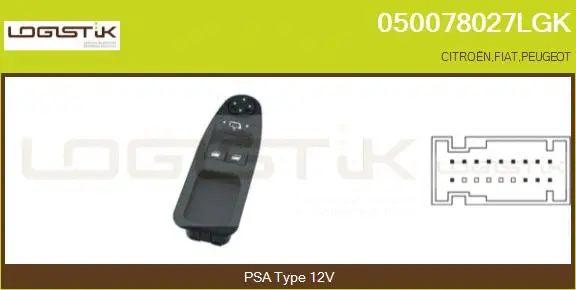 Switch, window regulator (050078027LGK)