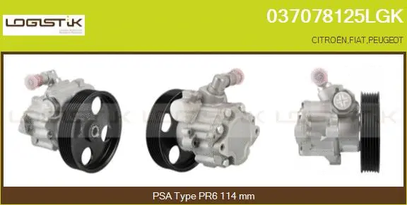 Hydraulic Pump, steering (037078125LGK)