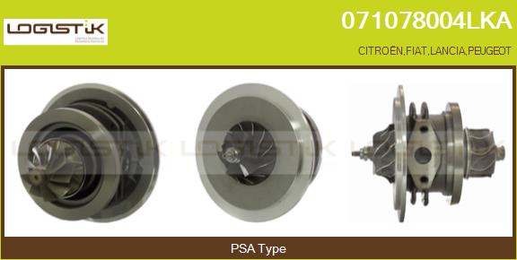 Core assembly, turbocharger (071078004LKA)