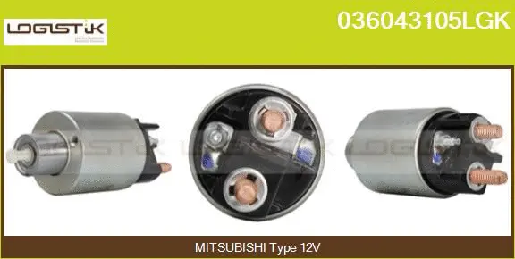 Solenoid Switch, starter (036043105LGK)