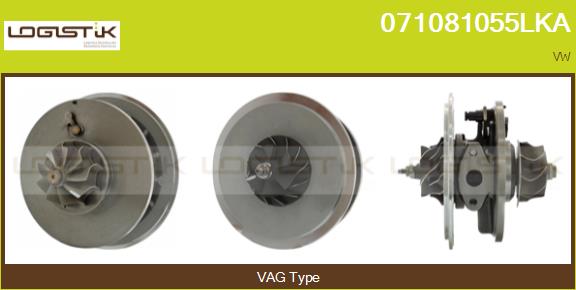 Core assembly, turbocharger (071081055LKA)