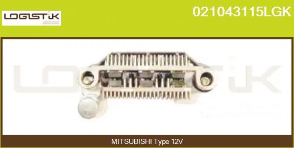 Rectifier, alternator (021043115LGK)