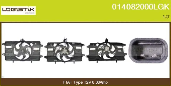 Electric Motor, radiator fan (014082000LGK)