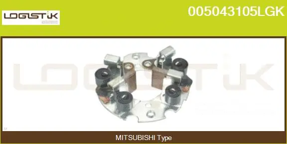 Holder, carbon brushes (005043105LGK)