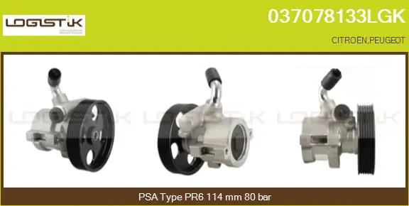 Hydraulic Pump, steering (037078133LGK)