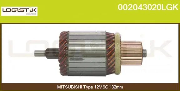 Armature, starter (002043020LGK)