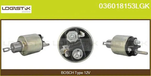 Solenoid Switch, starter (036018153LGK)