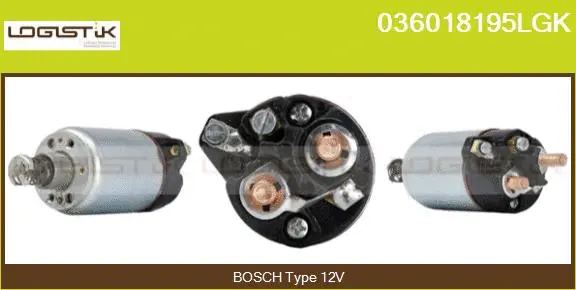 Solenoid Switch, starter (036018195LGK)