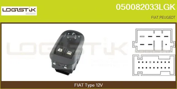 Switch, window regulator (050082033LGK)