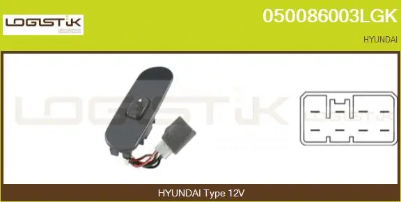 Switch, window regulator (050086003LGK)