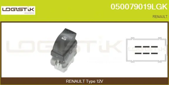 Switch, window regulator (050079019LGK)