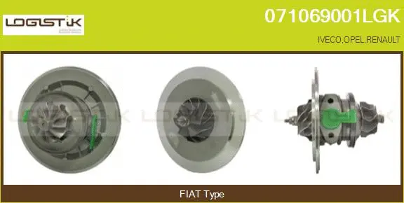 Core assembly, turbocharger (071069001LGK)