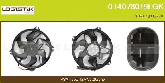 Electric Motor, radiator fan (014078019LGK)