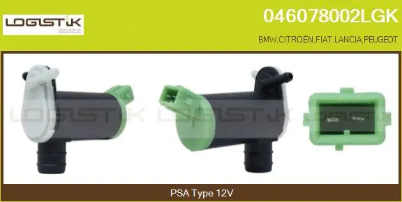 Washer Fluid Pump, window cleaning (046078002LGK)