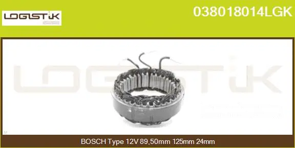 Stator, alternator (038018014LGK)